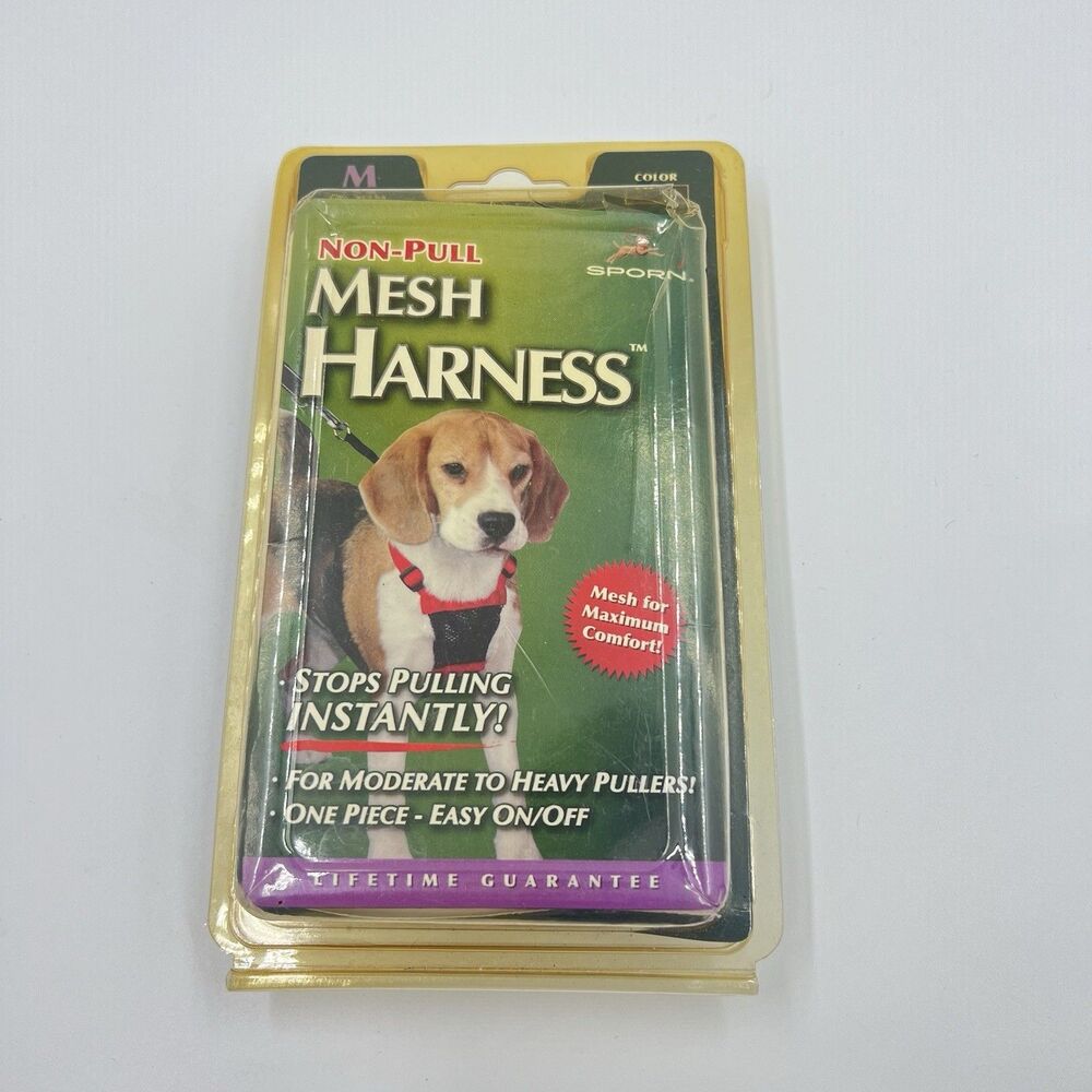 Sporn Non-Pull Mesh Harness Medium Adjustable Reflective Comfortable For Dogs